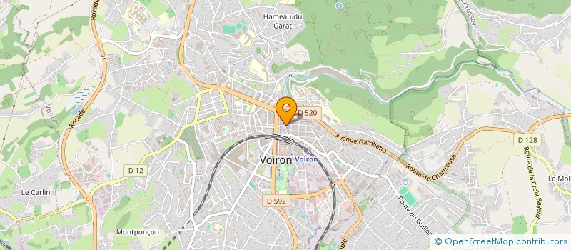localisation de l'entreprise MONSIEUR AREZKI SAADI à VOIRON