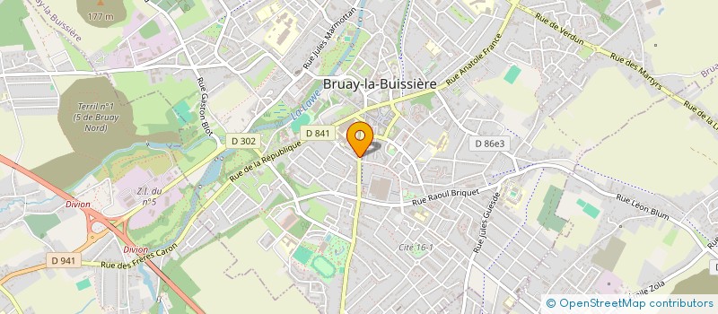 localisation de l'entreprise MONSIEUR AREZKI SANAT  BRUAY-LA-BUISSIERE