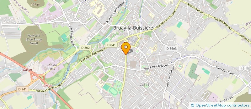 localisation de l'entreprise MONSIEUR AREZKI SANAT  BRUAY-LA-BUISSIERE