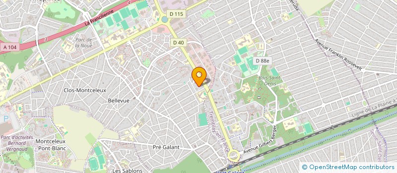 localisation de l'entreprise MONSIEUR AREZKI ZEROUAL à VILLEPINTE