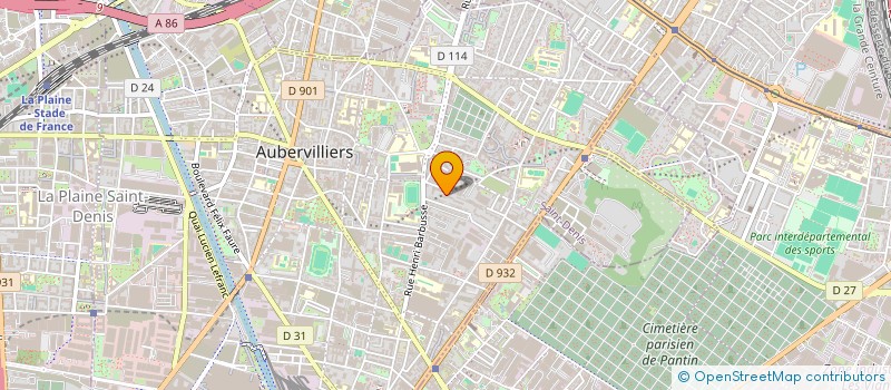 localisation de l'entreprise MONSIEUR ARFAN KHAN  AUBERVILLIERS