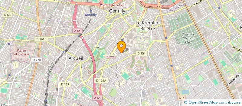 localisation de l'entreprise MONSIEUR ARFANG DIABY  LE KREMLIN-BICETRE