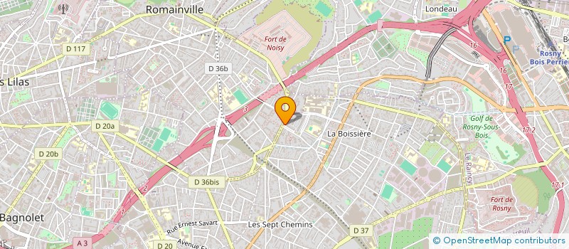 localisation de l'entreprise MONSIEUR ARI ILLOUZ  MONTREUIL
