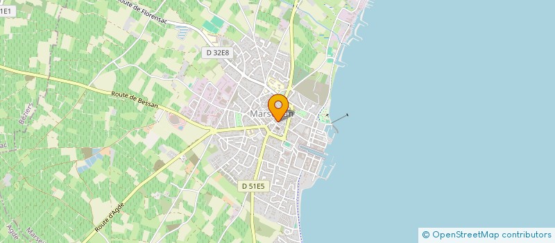 localisation de l'entreprise MONSIEUR ARIBERT RINNERT à MARSEILLAN