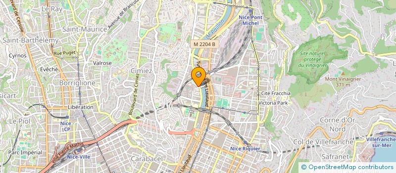 localisation de l'entreprise MONSIEUR ARIE BENAIM à NICE