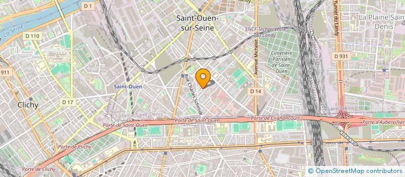 localisation de l'entreprise MONSIEUR ARIE BENCHETRIT à SAINT-OUEN-SUR-SEINE