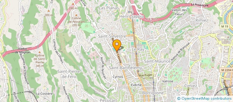 localisation de l'entreprise MONSIEUR ARIE FITOUSSI  NICE