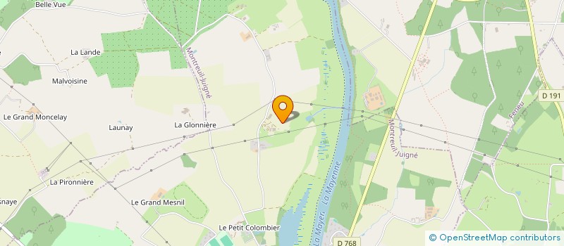 localisation de l'entreprise MONSIEUR ARIE HARMSEN  MONTREUIL JUIGNE