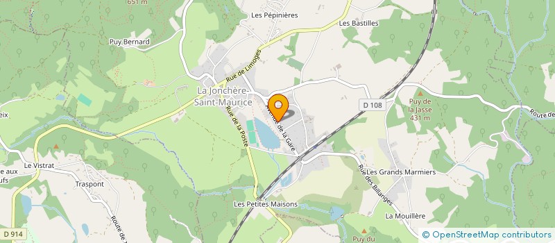 localisation de l'entreprise MONSIEUR ARIE KLOK  LA JONCHERE-SAINT-MAURICE