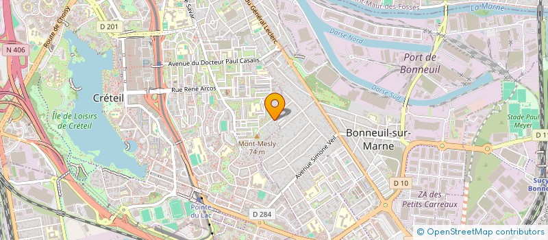 localisation de l'entreprise MONSIEUR ARIE PORHEL  CRETEIL