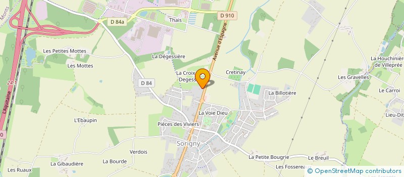 localisation de l'entreprise MONSIEUR ARIE VAN DELFT à SORIGNY