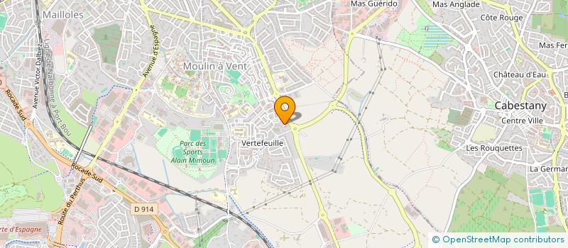 localisation de l'entreprise MONSIEUR ARIEL AMSELEM-SALA  PERPIGNAN