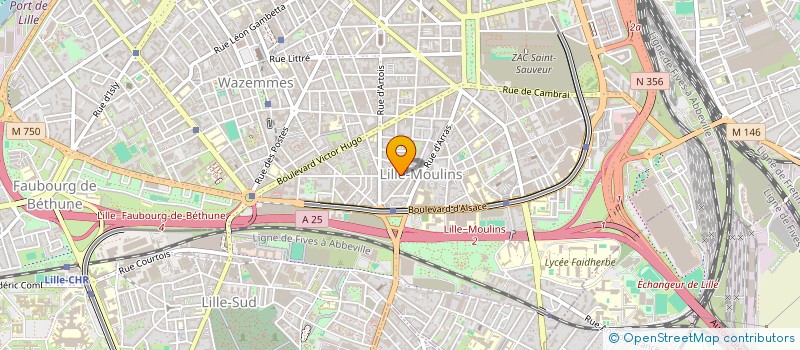 localisation de l'entreprise MONSIEUR ARIEL BERTIN à LILLE