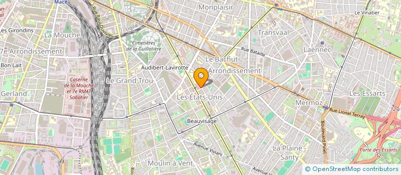 localisation de l'entreprise MONSIEUR ARIEL BOLA  LYON