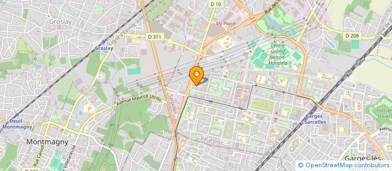 localisation de l'entreprise MONSIEUR ARIEL COHEN-ADAD  SARCELLES