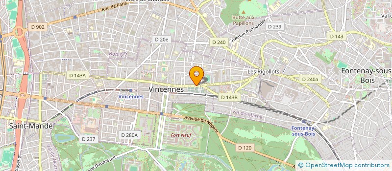 localisation de l'entreprise MONSIEUR ARIEL ELBAZ à VINCENNES