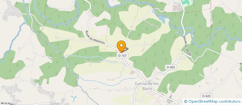 localisation de l'entreprise MONSIEUR ARIEL LABY  GAMARDE-LES-BAINS