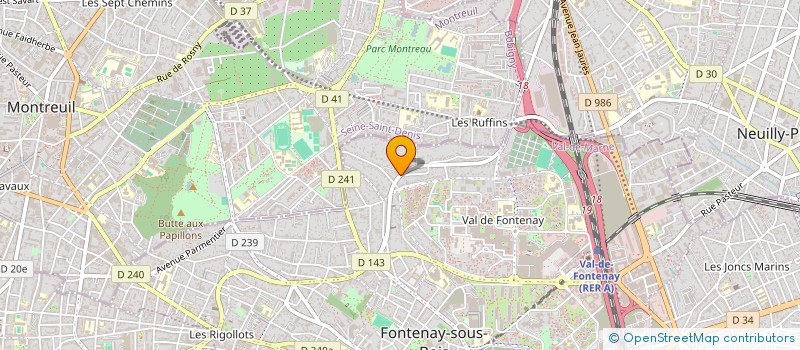 localisation de l'entreprise MONSIEUR ARIEL LOPEZ à FONTENAY-SOUS-BOIS