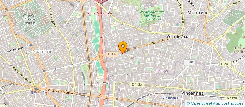 localisation de l'entreprise MONSIEUR ARIEL TINTAR à MONTREUIL