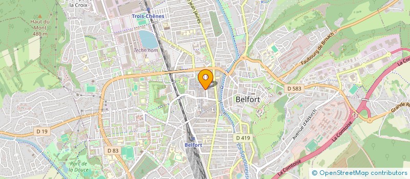 localisation de l'entreprise MONSIEUR ARIF AHMADI  BELFORT