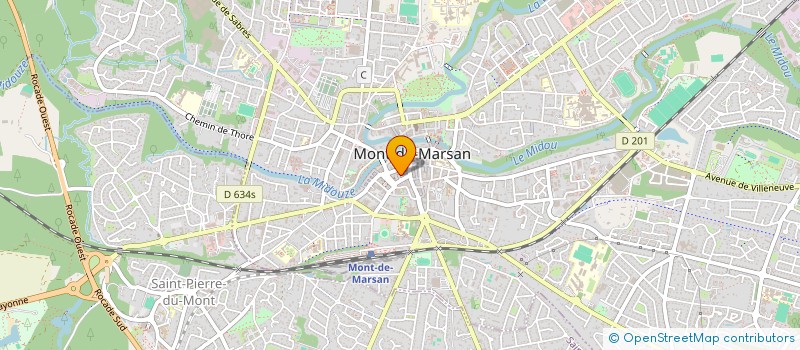 localisation de l'entreprise MONSIEUR ARIF AHMED  MONT-DE-MARSAN