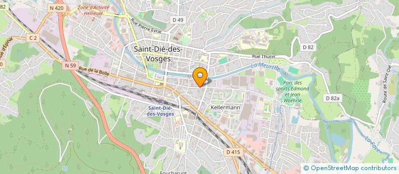 localisation de l'entreprise MONSIEUR ARIF AKBULUT à SAINT-DIE-DES-VOSGES