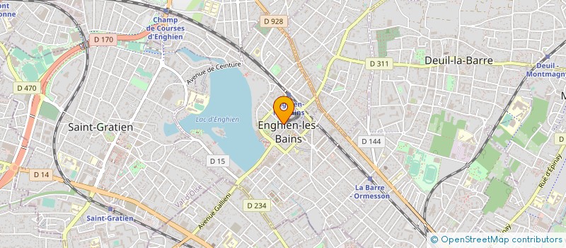 localisation de l'entreprise MONSIEUR ARIF ARIF  ENGHIEN-LES-BAINS