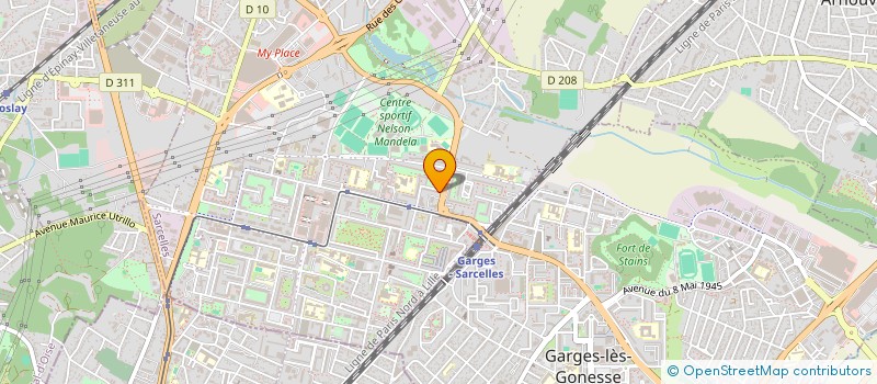 localisation de l'entreprise MONSIEUR ARIF BAYRAM  SARCELLES