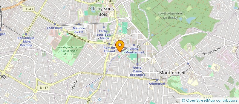 localisation de l'entreprise MONSIEUR ARIF CELIK à CLICHY-SOUS-BOIS
