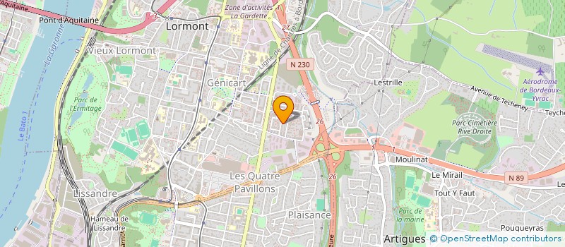 localisation de l'entreprise MONSIEUR ARIF DASTAN  LORMONT