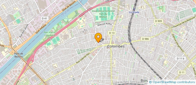localisation de l'entreprise MONSIEUR ARIF HASAN à COLOMBES