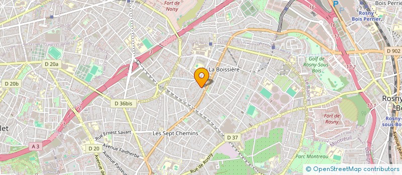 localisation de l'entreprise MONSIEUR ARIF MAHMUD MOHAMMED à MONTREUIL