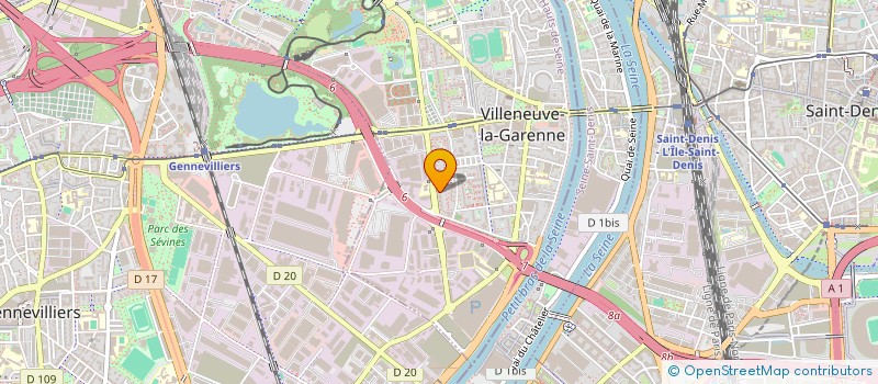 localisation de l'entreprise MONSIEUR ARIF OSMANI  VILLENEUVE-LA-GARENNE