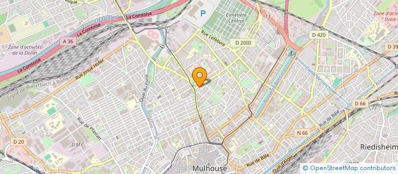 localisation de l'entreprise MONSIEUR ARIF OZAN AYDOGAN  MULHOUSE