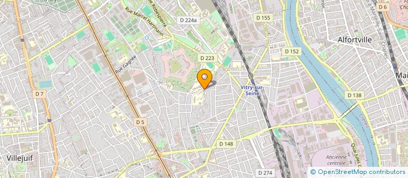 localisation de l'entreprise MONSIEUR ARIF SAHAK  VITRY-SUR-SEINE