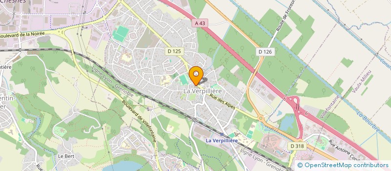 localisation de l'entreprise MONSIEUR ARIF TOPLEK  LA VERPILLIERE