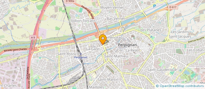 localisation de l'entreprise MONSIEUR ARIFUR ANIK  PERPIGNAN