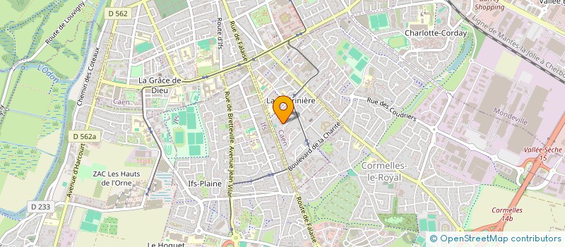 localisation de l'entreprise MONSIEUR ARIFYLLAH KHOGANI à CAEN