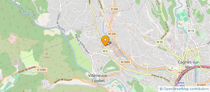 localisation de l'entreprise MONSIEUR ARIGE MACQUET-BAHAYNI à CAGNES-SUR-MER