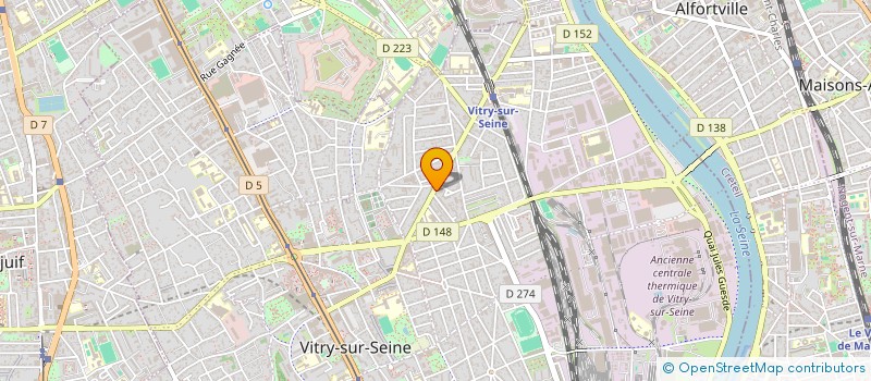 localisation de l'entreprise MONSIEUR ARILAS DJADEL  VITRY-SUR-SEINE