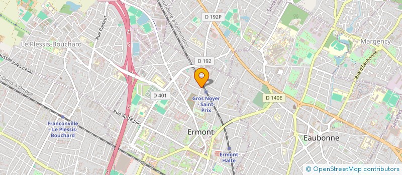 localisation de l'entreprise MONSIEUR ARILES BENNOUAR à ERMONT