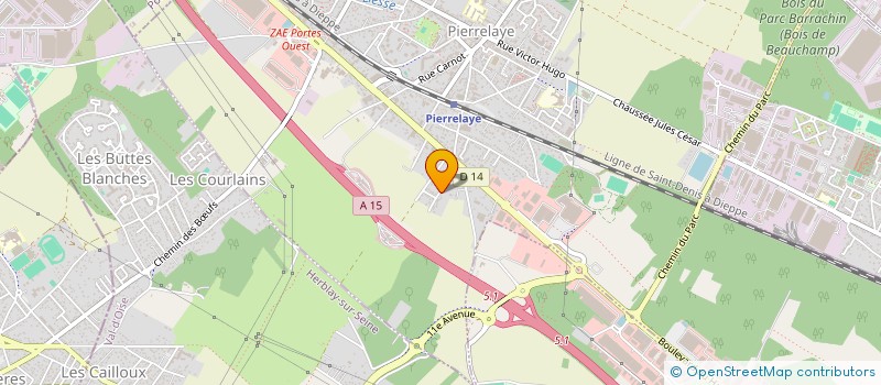 localisation de l'entreprise MONSIEUR ARILES SADOUNE  PIERRELAYE