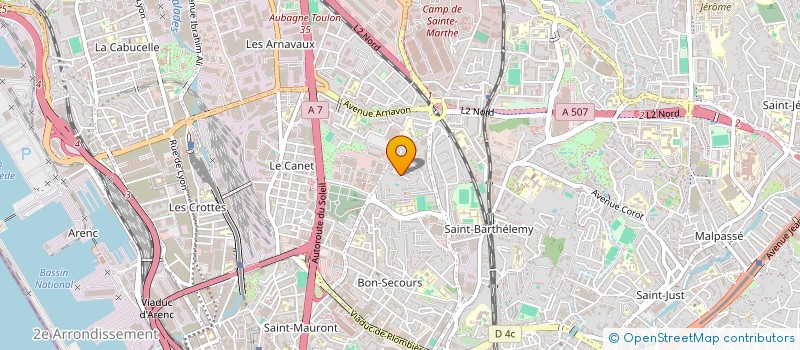 localisation de l'entreprise MONSIEUR ARILESSE KESSAI à MARSEILLE