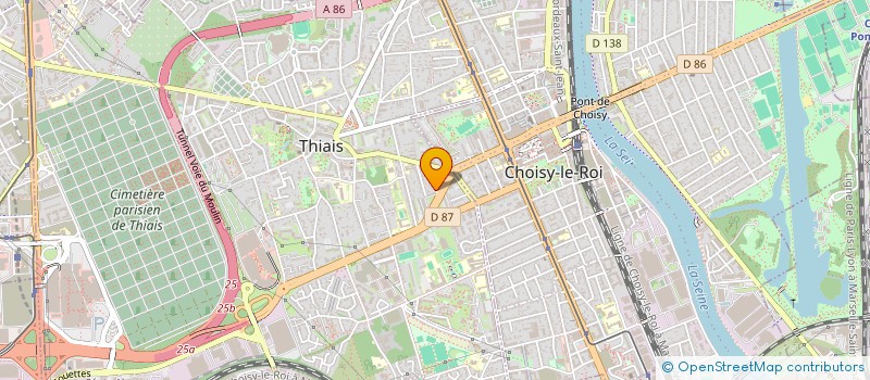 localisation de l'entreprise MONSIEUR ARINANDRASANA LAIARINANDRASANA  THIAIS