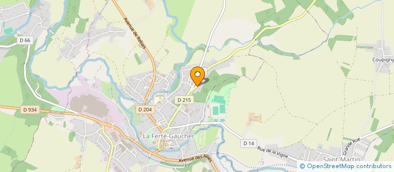 localisation de l'entreprise MONSIEUR ARION SPAHIU  LA FERTE-GAUCHER