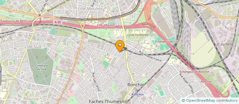 localisation de l'entreprise MONSIEUR ARIS HANEVIZIAN à LILLE