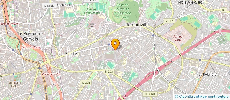localisation de l'entreprise MONSIEUR ARIS KOUKOULIS à LES LILAS