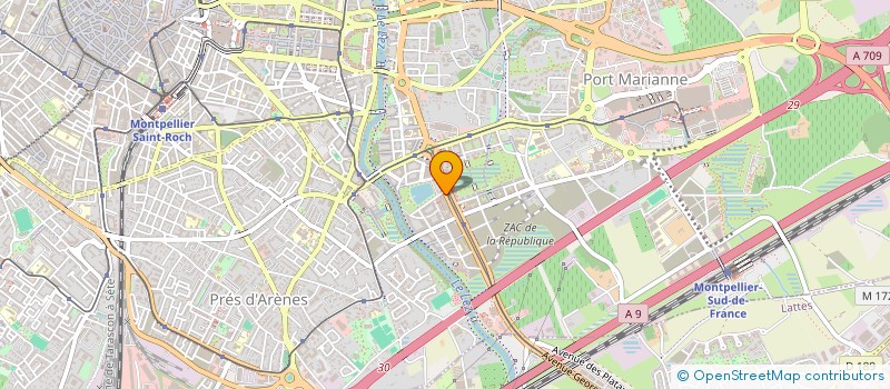 localisation de l'entreprise MONSIEUR ARIS OUBRAHAM à MONTPELLIER