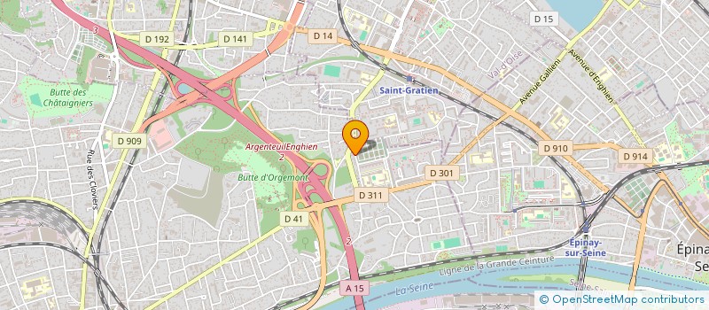 localisation de l'entreprise MONSIEUR ARISH ARISH ASHOKAN PALAKKAL  ARGENTEUIL