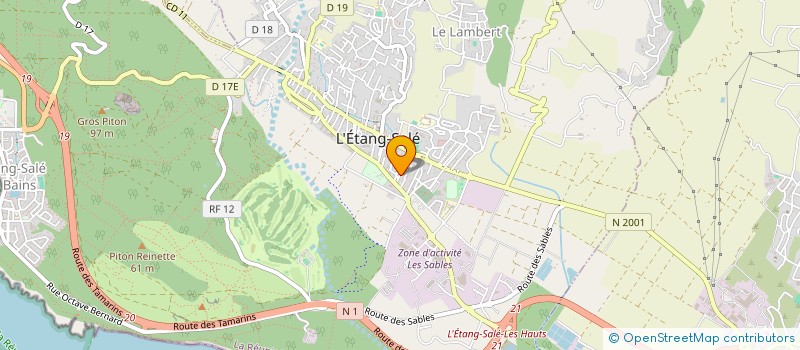 localisation de l'entreprise MONSIEUR ARISTE YONG FONG à L'ETANG-SALE
